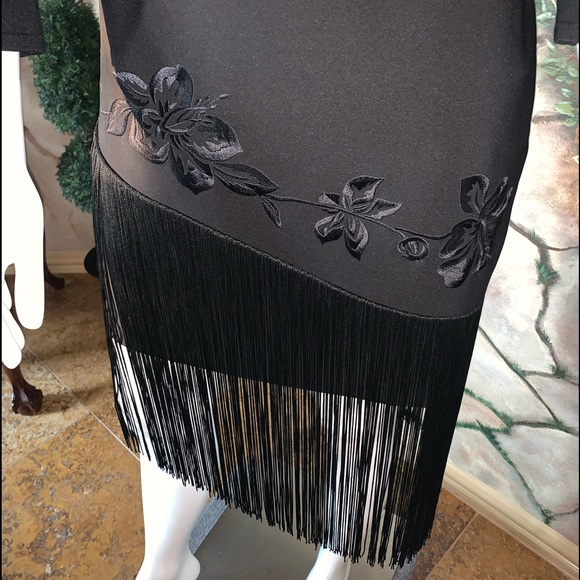 Vintage Cache Fringed Skirt - Picture 3 of 9